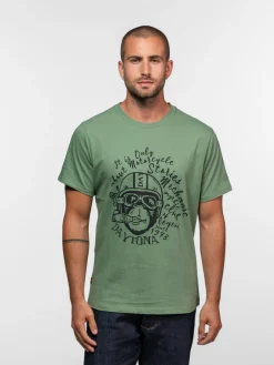Pajari - T-shirt moto vintage