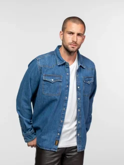 Patrol - Chemise denim homme