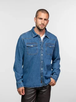 Patrol - Chemise denim homme