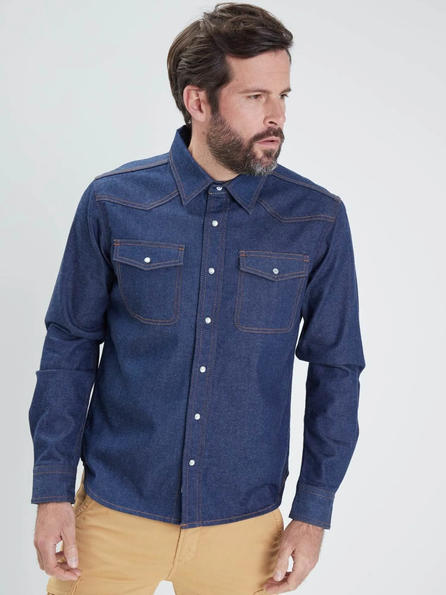 Patroller - Chemise denim homme