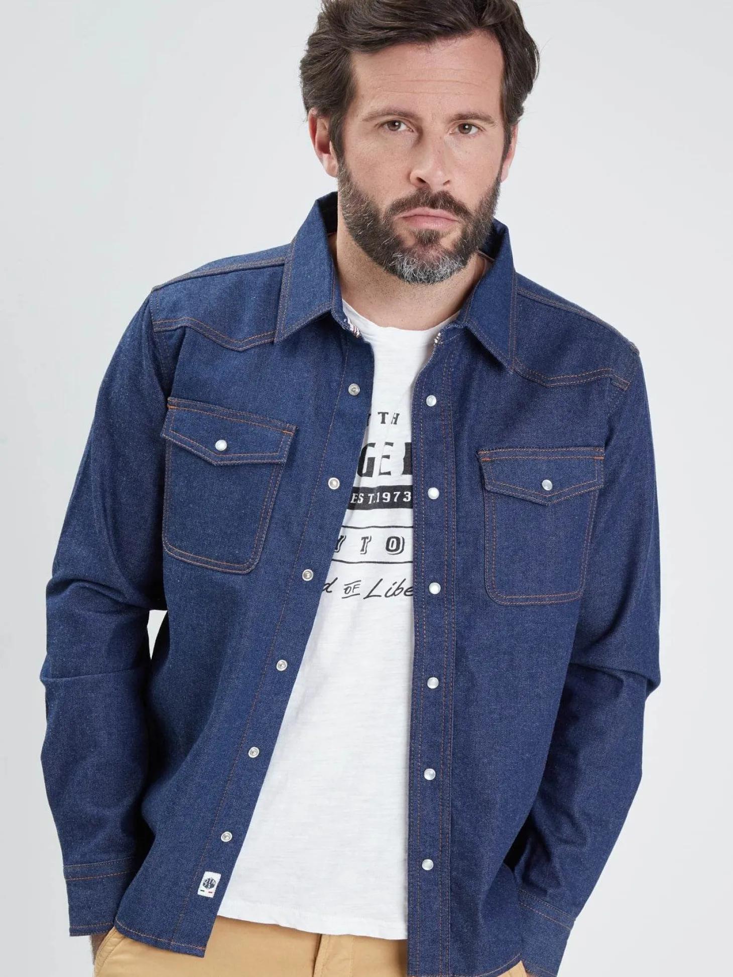 Patroller - Chemise denim homme