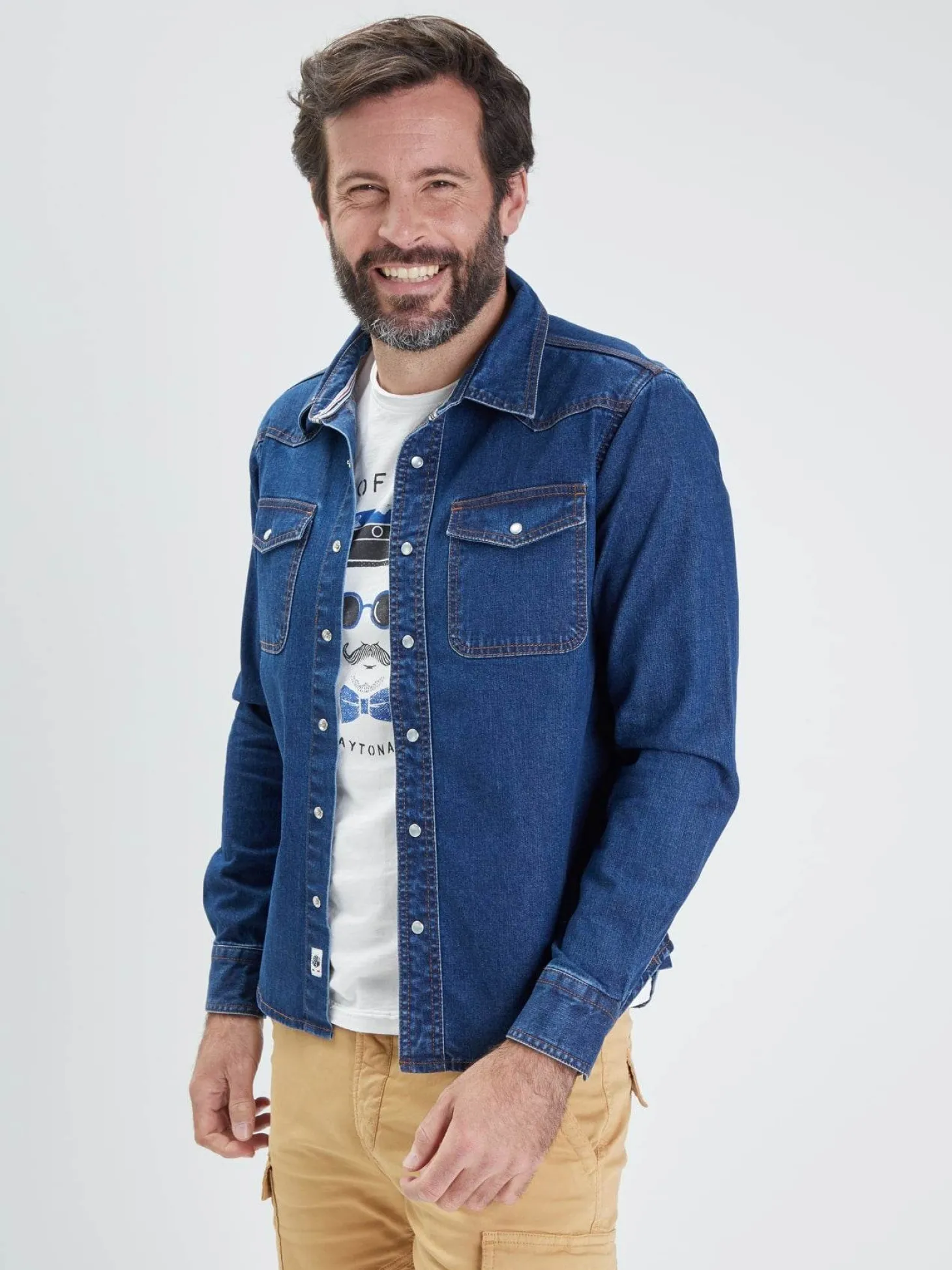 Patroller - Chemise denim homme