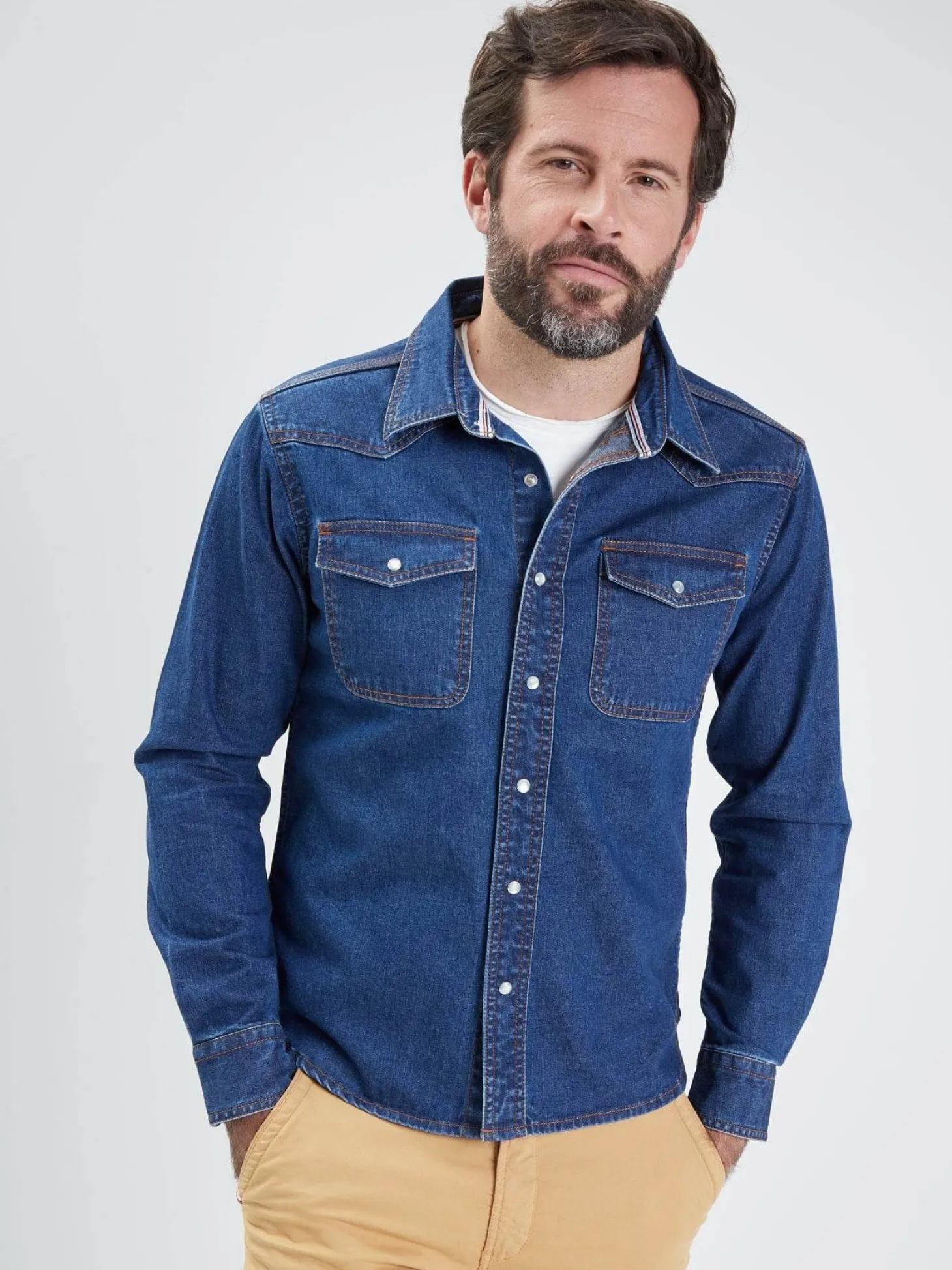 Patroller - Chemise denim homme
