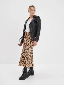 Paula - Blouson biker cuir femme