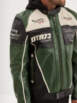 Perez - Blouson cuir motard