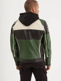 Perez - Blouson cuir motard