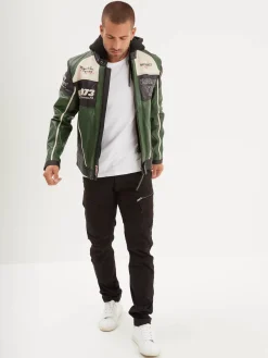 Perez - Blouson cuir motard