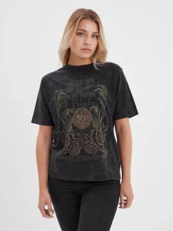 Petula - T-shirt rock femme