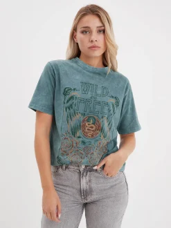 Petula - T-shirt rock femme