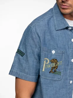 Peyote - Chemise pompiste vintage