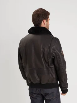 Phantom - Blouson cuir aviateur homme