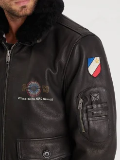 Phantom - Blouson cuir aviateur homme