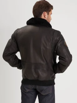 Phantom - Blouson cuir aviateur homme