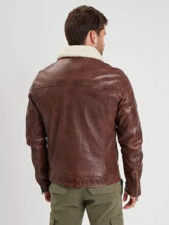 Platon - Blouson cuir aviateur homme
