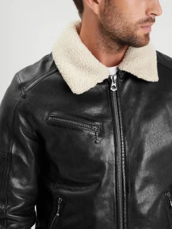 Platon - Blouson cuir aviateur homme