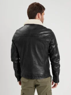 Platon - Blouson cuir aviateur homme