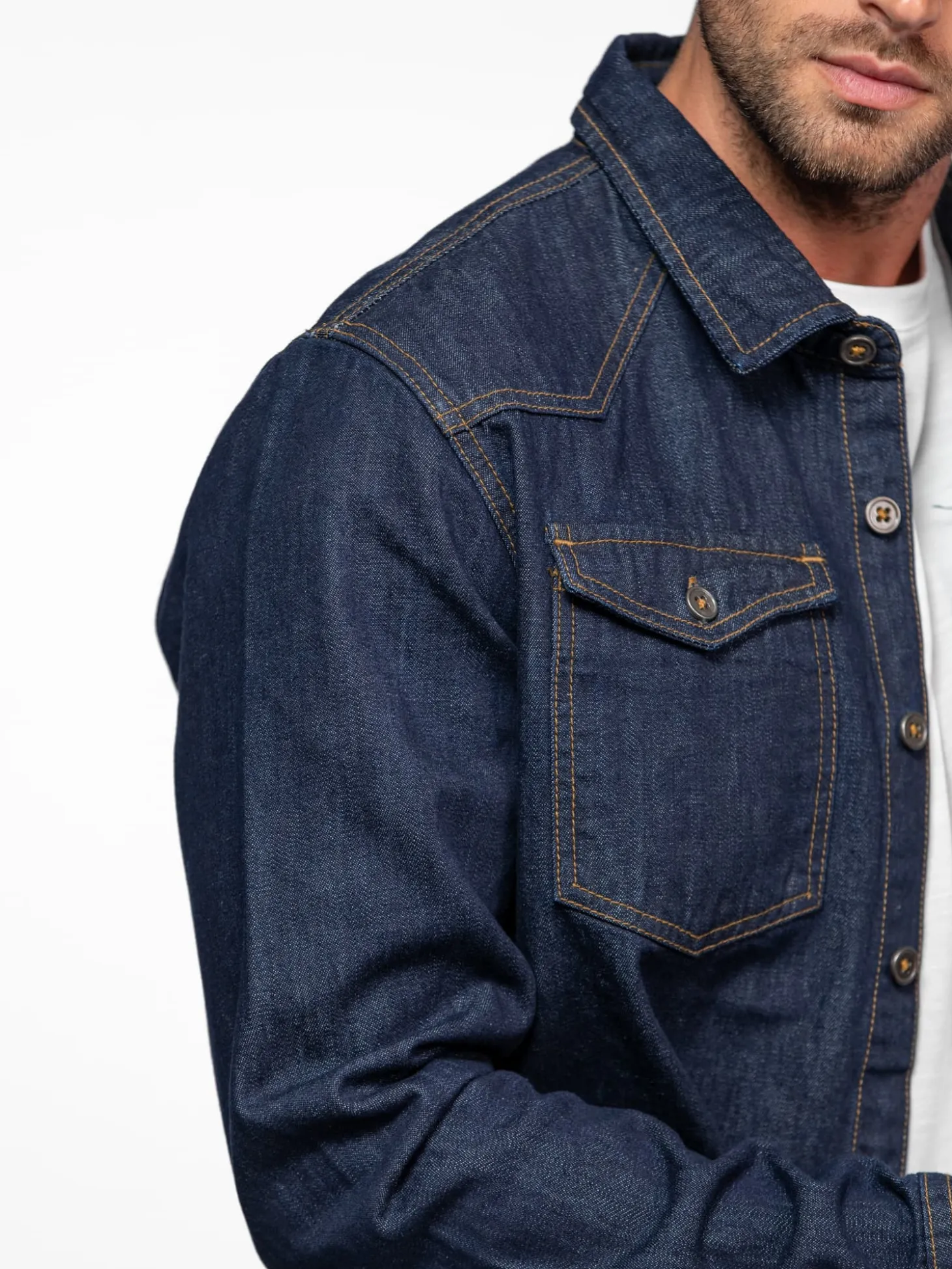 Pueblo - Chemise denim homme