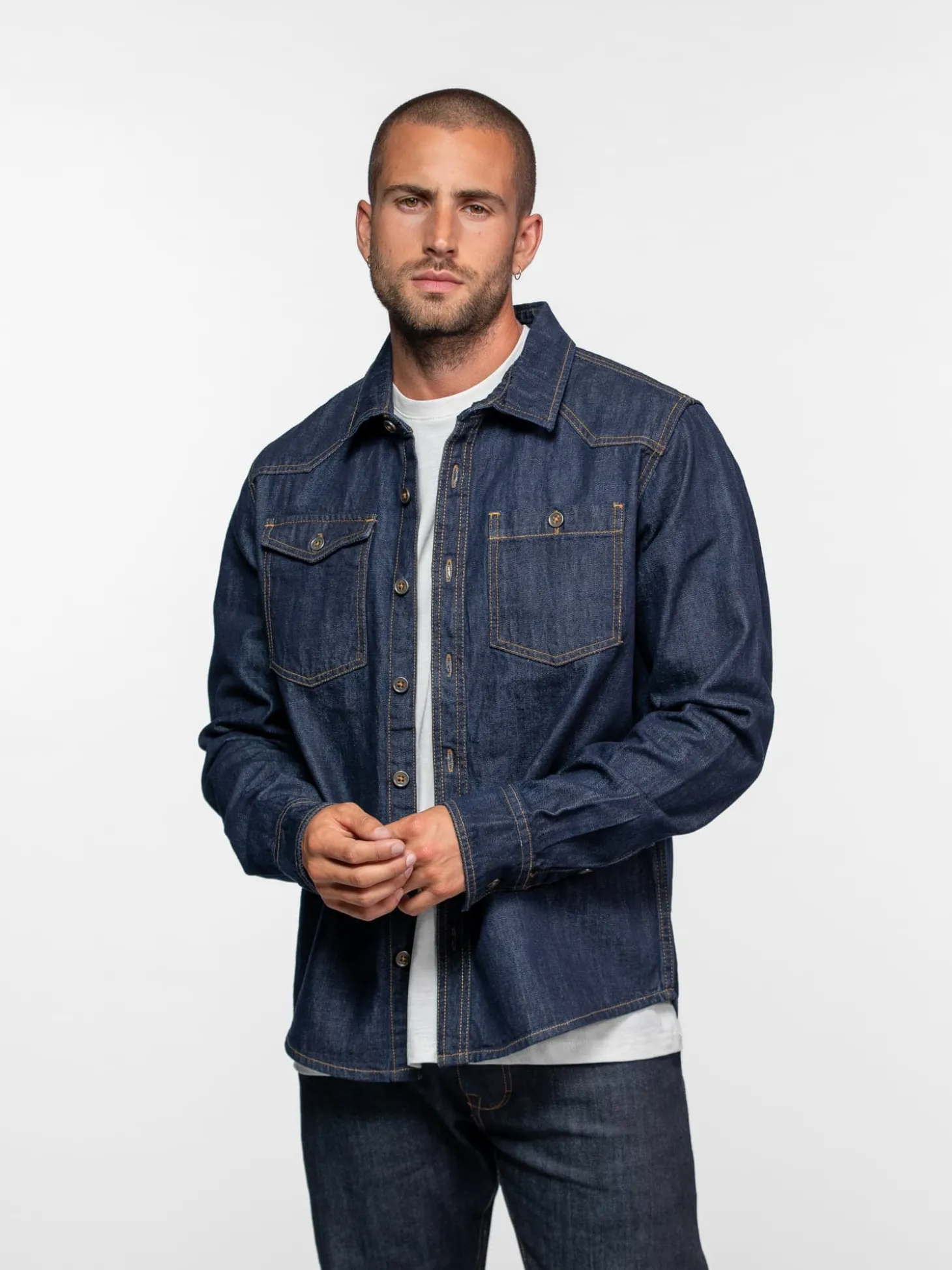 Pueblo - Chemise denim homme