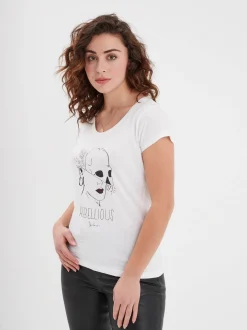 Rebellious - T-shirt moulant femme
