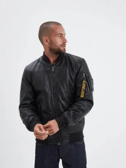 Redmond - Bomber cuir homme