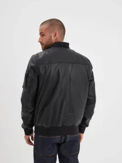 Redmond - Bomber cuir homme