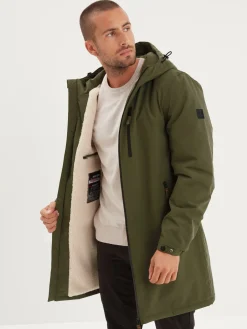 Regen - Parka longue en sherpa