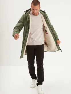 Regen - Parka longue en sherpa