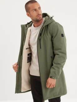 Regen - Parka longue en sherpa