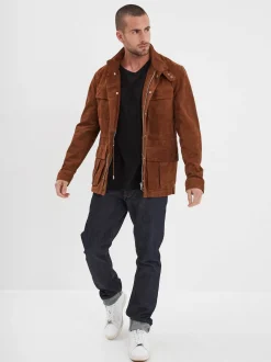 Salem - Veste cuir homme