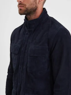 Salem - Veste cuir homme