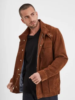Salem - Veste cuir homme