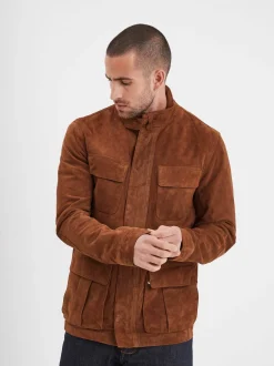 Salem - Veste cuir homme
