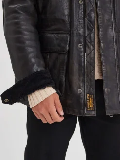 Salemi - Blouson cuir vintage