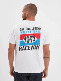 Salm - T-shirt moto rétro homme
