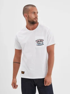 Salm - T-shirt moto rétro homme
