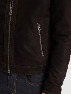 Scaroni madisson - Blouson cuir homme marron