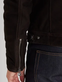 Scaroni madisson - Blouson cuir homme marron