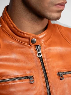 Scotty - Blouson cuir motard