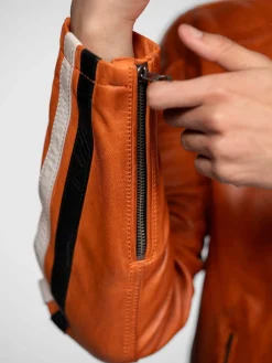 Scotty - Blouson cuir motard