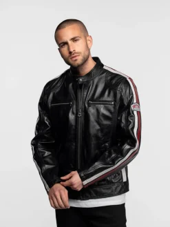 Scotty - Blouson cuir motard