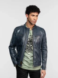 Scotty - Blouson cuir motard