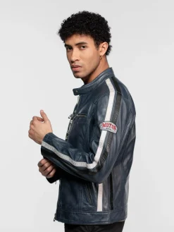 Scotty - Blouson cuir motard