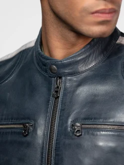 Scotty - Blouson cuir motard