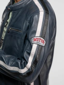 Scotty - Blouson cuir motard