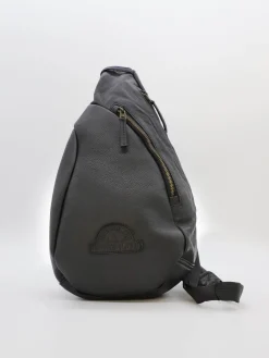 Siling - Sacoche cuir noir homme