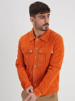 Smith - Veste en daim homme