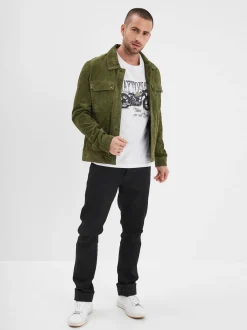 Smith - Veste en daim homme