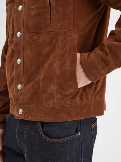 Smith - Veste en daim homme