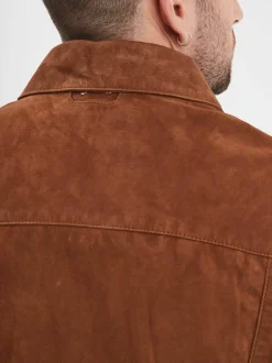 Smith - Veste en daim homme