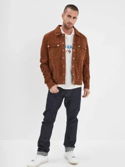 Smith - Veste en daim homme